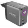 VOLTCRAFT UC-100W01 GaN USB sieninis įkroviklis 100W USB-C PD + USB-A juodas VC-17776055