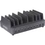 Voltcraft UC-240W01 240W 10 prievadų USB įkrovimo stotis su 6x USB-C PD ir 4x USB-A QC, juoda