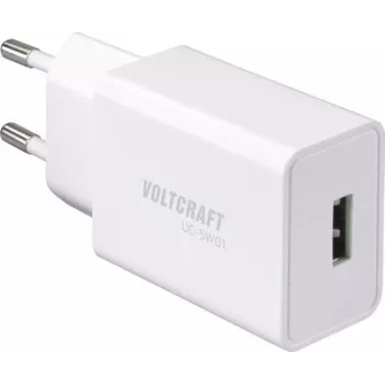 VOLTCRAFT UC-5W01 USB sieninis įkroviklis 5 W 1x USB-A baltas (VC-17969700)