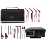 VOLTCRAFT VC-11785300+VC-18652750 Universalus išmanusis įkroviklis NiMH/NiCd AA, AAA, C, D, 9V su LCD, 4+2 kanalai, pridedamos 4x VARTA AA 2100mAh