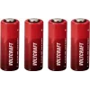 VOLTCRAFT VC-16107975 A23 šarminė baterija 12V 50mAh, 4 vnt. paketas