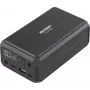 VOLTCRAFT VC-2700 nešiojamas įkroviklis (power bank) 27000 mAh USB PD 3.0, USB PD 2.0, PPS, greitasis įkrovimas Li-Ion juodas, vienu metu įkrauna ir iškrauna, būsenos indikatorius (VC-18192885)