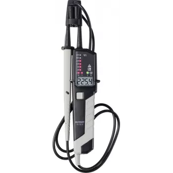 VOLTCRAFT VC-55 S dvipolis įtampos testeris CAT III 1000 V, CAT IV 600 V tylusis (be garso) LCD, LED VC-17790165