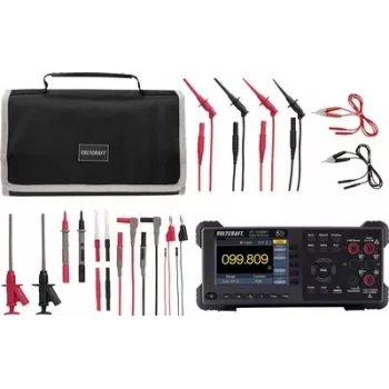 VOLTCRAFT VC-7200BT stalinis multimetras su MLSET-120 matavimo laidais (VC-11015340+VC-18652750+VC-11732520)