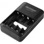 Voltcraft VC-BC-4100 apvaliųjų elementų įkroviklis, skirtas NiMH NiZn Li-Ion AA AAA USB-C 4 lizdai