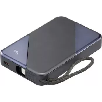 VOLTCRAFT VC-PBP2535CB Power Bank 10000 mAh USB PD 3.0 Li-Ion juodas su būsenos indikatoriumi VC-17288095