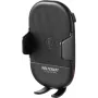 VOLTCRAFT VC-Qi-WCM15 Qi belaidis automobilinis laikiklis telefonui su ventiliacijos angos tvirtinimu, 15W greitasis įkrovimas, 55-89 mm, automatinis suspaudimas, juodas