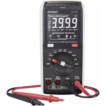 VOLTCRAFT VC252 skaitmeninis multimetras CAT III 600 V, 4000 rodmenų VC-12884305