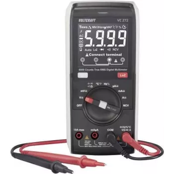 VOLTCRAFT VC272 True RMS skaitmeninis multimetras CAT III 600 V 6000 rodmenų VC-12884310