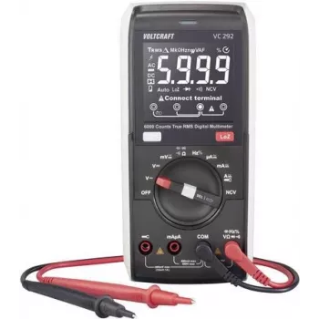 VOLTCRAFT VC292 True RMS skaitmeninis multimetras CAT III 600 V 6000 rodmenų VC-12884315