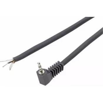 VOLTCRAFT XL-AC25SGW 2,5 mm stereo jack kištukas, 3 polių, litavimo, nikeliuotas, 1 vnt. 93025c204