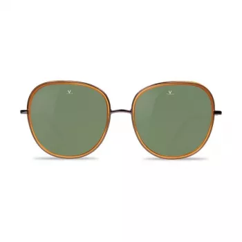 Vuarnet VL1629 Moteriški Akiniai nuo Saulės - Acetato Rėmelis, Mineralinio Stiklo Lęšiai, 53mm Lęšio Plotis, 17mm Tiltelis, 145mm Kojelė - UV400 Apsauga