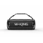 W-King D8 nešiojamas Bluetooth garsiakalbis, visiškai juodas, 50W RMS, IPX6, TWS