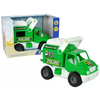 WADER POLESIE Policijos automobilis ConsTruck žalias 41906