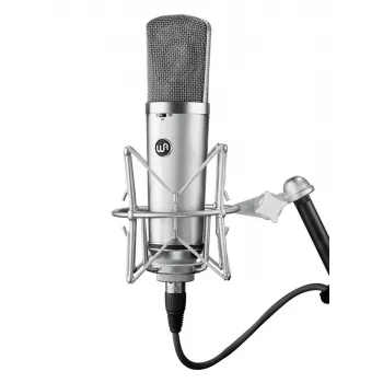 Warm Audio WA-67 vamzdinis kondensatorinis mikrofonas sidabrinis studijinis mikrofonas