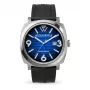 WATCHPEOPLE Women's 700990 Rose Gold Stainless Steel and White Leather Watch 45mm