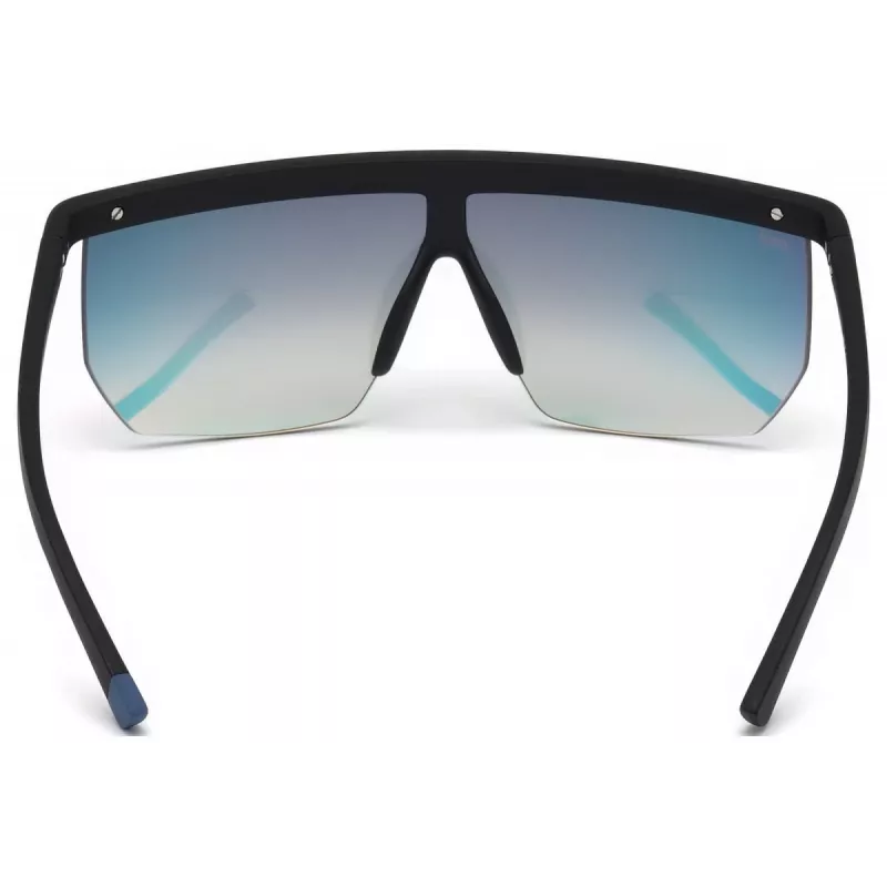 WEB EYEWEAR Vyriški akiniai nuo saulės WE0221-02Z Juodas acetatinis rėmelis Pilki lęšiai UV400