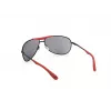 WEB EYEWEAR Vyriški akiniai nuo saulės WE0296-6602A Juoda/Pilka 66/14/125 mm