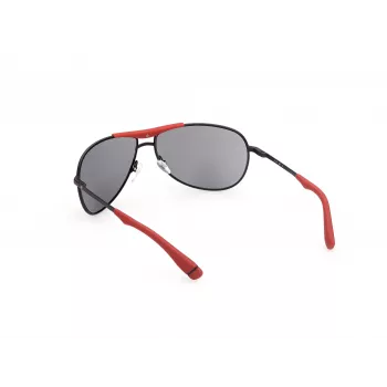 WEB EYEWEAR Vyriški akiniai nuo saulės WE0296-6602A Juoda/Pilka 66/14/125 mm