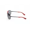 WEB EYEWEAR Vyriški akiniai nuo saulės WE0296-6602A Juoda/Pilka 66/14/125 mm