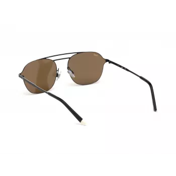 WEB EYEWEAR Unisex akiniai nuo saulės WE0248-5802G Juodi Pilkai gradientiniai 58/18/145 mm