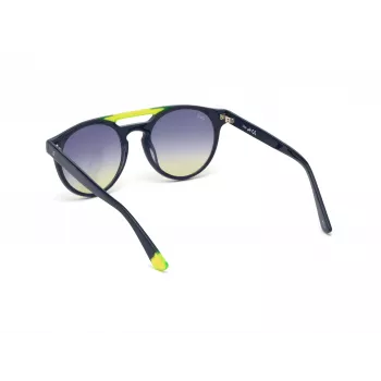 WEB EYEWEAR Unisex akiniai nuo saulės WE0262-5190W kvadratiniai acetatiniai juodi rėmeliai pilki lęšiai 51/19/145 mm