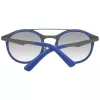 WEB EYEWEAR WE0143-4991X Unisex akiniai, kvadratinis acetatinis rėmelis, pilki lęšiai, 49/22/140 mm