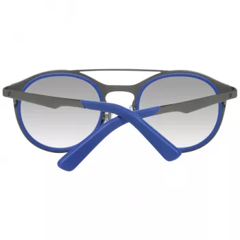 WEB EYEWEAR WE0143-4991X Unisex akiniai, kvadratinis acetatinis rėmelis, pilki lęšiai, 49/22/140 mm