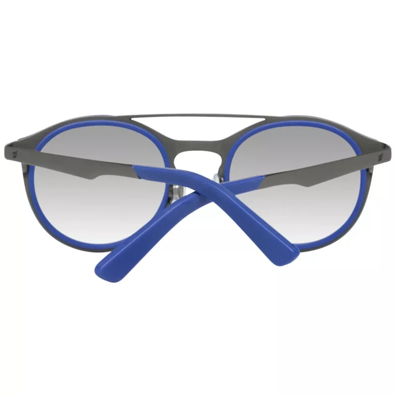 WEB EYEWEAR WE0143-4991X Unisex akiniai, kvadratinis acetatinis rėmelis, pilki lęšiai, 49/22/140 mm
