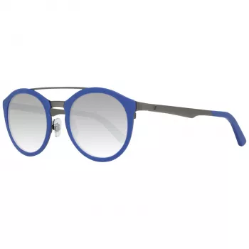 WEB EYEWEAR WE0143-4991X Unisex akiniai, kvadratinis acetatinis rėmelis, pilki lęšiai, 49/22/140 mm