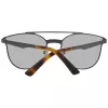 WEB EYEWEAR WE0190-0009C Unisex akiniai - geometrinis juodas rėmelis, pilki lęšiai