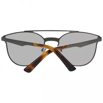 WEB EYEWEAR WE0190-0009C Unisex akiniai - geometrinis juodas rėmelis, pilki lęšiai
