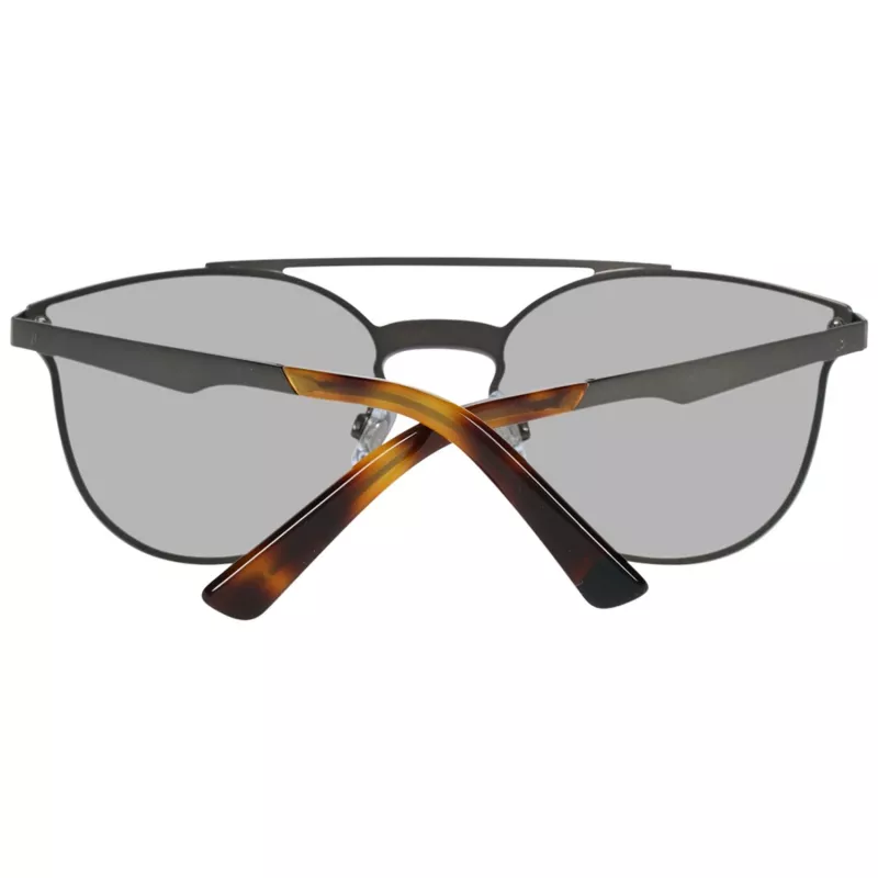 WEB EYEWEAR WE0190-0009C Unisex akiniai - geometrinis juodas rėmelis, pilki lęšiai