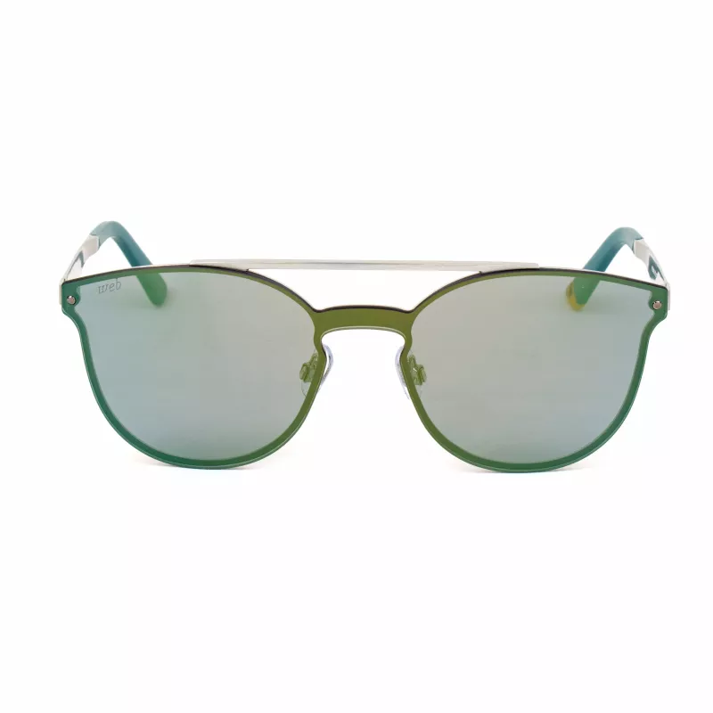 WEB EYEWEAR WE0190-09Q Unisex akiniai - geometrinis acetatinis rėmelis su UV400 polikarbonatiniais lęšiais