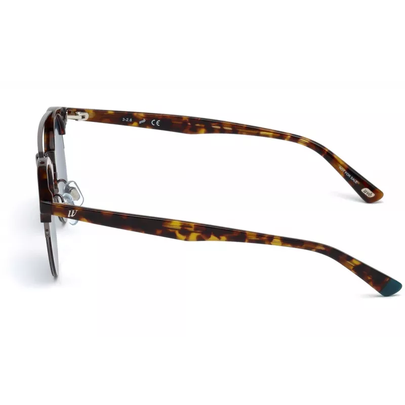 WEB EYEWEAR WE0192-52V Unisex akiniai nuo saulės Havana acetato rėmelis rudi gradientiniai lęšiai 49mm