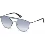 WEB EYEWEAR WE0193-08C Unisex stačiakampiai akiniai nuo saulės Havana acetato rėmelis rudi polikarbonato lęšiai UV400