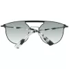 WEB EYEWEAR WE0193-13802Q Unisex akiniai nuo saulės, juodas rėmelis, pilki lęšiai, 55 mm