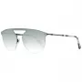WEB EYEWEAR WE0193-13802Q Unisex akiniai nuo saulės, juodas rėmelis, pilki lęšiai, 55 mm