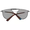 WEB EYEWEAR WE0193-13808V Unisex Sunglasses - Shiny Black Frame, Smoke Lens, 54mm