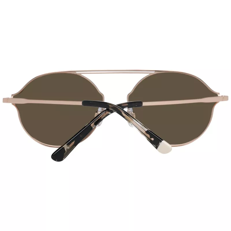WEB EYEWEAR WE0198-5734G Unisex akiniai - Juodas acetatinis rėmelis, pilki lęšiai, 57 mm