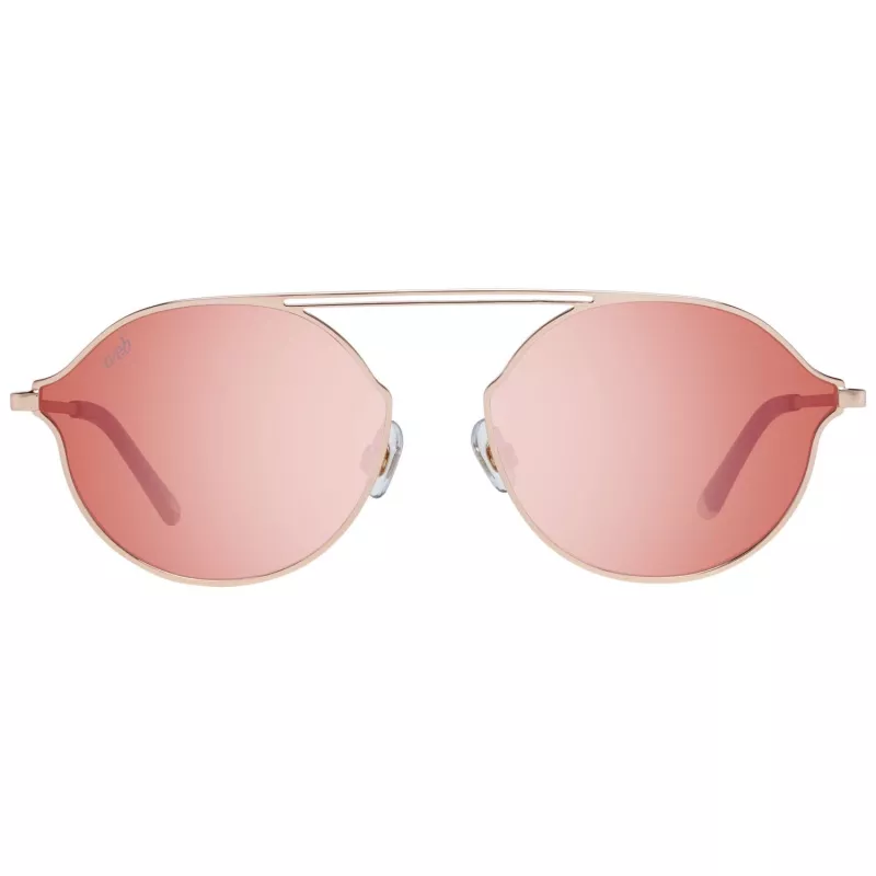 WEB EYEWEAR WE0198-5734Z Unisex kvadratiniai akiniai nuo saulės Havana acetatas pilkas gradientas lęšiai 57/16/145 mm