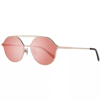 WEB EYEWEAR WE0198-5734Z Unisex kvadratiniai akiniai nuo saulės Havana acetatas pilkas gradientas lęšiai 57/16/145 mm