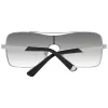 WEB EYEWEAR WE0202-16C Unisex akiniai nuo saulės, blizgantis juodas rėmelis, pilki lęšiai, 54 mm