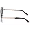 WEB EYEWEAR WE0202-16C Unisex akiniai nuo saulės, blizgantis juodas rėmelis, pilki lęšiai, 54 mm