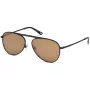 WEB EYEWEAR WE0206-02G Unisex stačiakampiai akiniai nuo saulės - Havana acetato rėmelis, žali polikarbonato lęšiai, UV400 apsauga