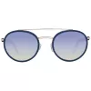 WEB EYEWEAR WE0225-5290W Unisex akiniai nuo saulės, juodas rėmelis, pilki lęšiai, 52/22/145 mm