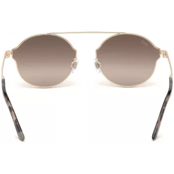 Web Eyewear WE0243-32G Unisex Pilot Akiniai Auksiniu Rėmeliu Rudi Gradientiniai Lęšiai UV400 58mm