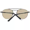 WEB EYEWEAR WE0249-5802G Unisex akiniai nuo saulės, juodas rėmelis, pilki lęšiai, 58/18/145 mm