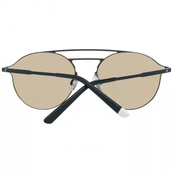 WEB EYEWEAR WE0249-5802G Unisex akiniai nuo saulės, juodas rėmelis, pilki lęšiai, 58/18/145 mm