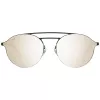 WEB EYEWEAR WE0249-5802G Unisex akiniai nuo saulės, juodas rėmelis, pilki lęšiai, 58/18/145 mm